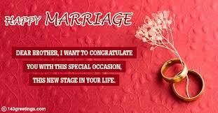 Best Wedding Wishes For Brother Messages Quotes