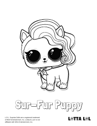 Sur Fur Puppy Coloring Page Lotta Lol Puppy Coloring Pages Coloring Pages Barbie Coloring Pages