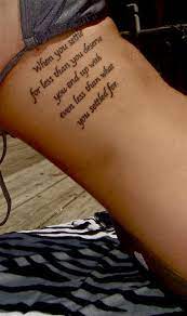 Tumblr Simple Quote Tattoos Side Quote Tattoos Tattoos