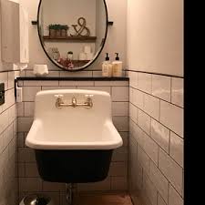 New Small Wall Mount High Back Bath Sink Deep Basin 22 Etsy In 2020 Farm Sink Wall Mounted Bathroom Sinks Bath Sinks