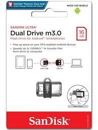 The sandisk ultra dual usb drive is great for the droid enthusiast. 16gb Sandisk Ultra Dual Usb Drive M3 0 Otg Usb Flash Drive à¤¸ à¤¨à¤¡ à¤¸ à¤• à¤ª à¤¨ à¤¡ à¤° à¤‡à¤µ Radha Enterprises Mumbai Id 22500203797
