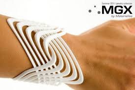 3d Printed Products I Materialise Gallery Wavelet Bracelet Made By Igor Knezevic 3d Printed Jewelry 3d Printing Fashion 3d Printing