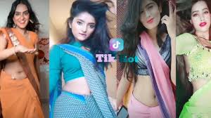 #sareewearing#howtowearsaree#sareeloversplease subscribe our channel.green saree,how to draping a saree,quick saree wearing,beautiful saree wear. Saree Girls Hot Navel Showing Tik Tok Part 2 Hot Dance Girls Saree Navel By Tik Hot Tikhot Youtube