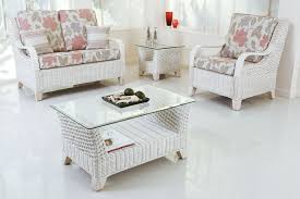 Picture Of White Cane Chair Flowers Motive Foam Square Glass Table White Wicker Furniture Furniture White Wicker