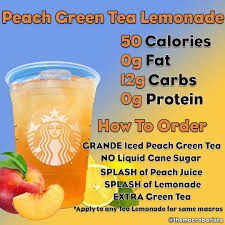 Shake your bottle of lemonade, then pour about half of the bottle into the pitcher with the green tea. Peach Green Tea Lemonade The Macro Barista