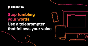 Cueprompter is a free teleprompter/autocue service. Speakflow Voice Teleprompter For Pc Mac