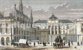 Le palais de justice de paris. Antique Prints Paris Le Palais De Justice