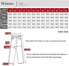 Winoto Mens Cargo Pant Casual Military Army Cargo Camo