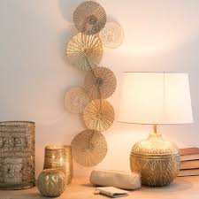 Lampes A Poser Deco Salon Meuble Salle A Manger Abat Jour Blanc