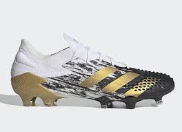 Black And Gold Nike Tiempo Football Boots Adidas Predator Mutator 20 1 Low Fg Cloud White Gold Metallic Core Black Adidasfootball Footballboots Adidasfu In 2020 Adidas Predator Football Boots Predator