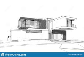Sketch Modern House Architecture Design Drawing Subscribe for i will uploaded all the courses like autocad, google sketch up, revit building design drawing auto cad 3d drawing house building 3d drawing of building staad pro civil engineering architecture. sketch modern house architecture design