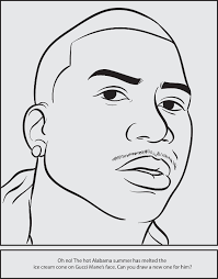Rap Coloring And Activity Book Gucci Mane Music Coloring Book Activities
