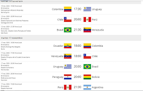 Maybe you would like to learn more about one of these? Se Confirman Los Dias Y Horarios Para Los Duelos De Chile Ante Peru Y Venezuela Por Clasificatorias Emol Com
