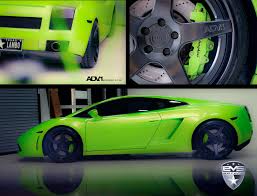 Radical Green Lamborghini Gallardo Upgraded With A Set Of Forged Adv1 Rims Lamborghini Gallardo Lamborghini Green Lamborghini