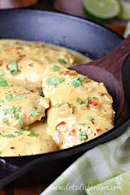 Creamy coconut lime chicken is a simple 30 minute skillet meal that is bursting with flavor. Creamy Coconut Lime Chicken Let S Dish Recipes