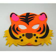 Topeng berfungsi menutupi atau mengganti perwujudan muka pemakainya. Kostum Hewan Harimau Flanel Topeng Ekor Dan Tangan Untuk Drama Teater Anak Shopee Indonesia
