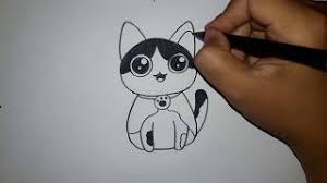 Kamu yang lagi cari gambar kartun, pas banget kalau kamu bisa stalking di sini. Cara Menggambar Kucing How To Draw A Cat Youtube