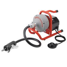 Ridgid 115 Volt K 40af Autofeed Drain Cleaning Machine With C 13 5 16 In Inner Core Speed Bump Cable 71722 Sink Drain Drain Repair Drain Cleaner