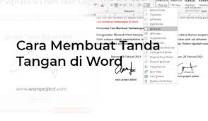 Begitu tandatangan ajb selesai pembeli membayar kepada penjual. 9 Cara Membuat Tanda Tangan Di Word