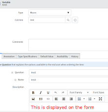 Pull Variable Description Into Html Widget On The Service Portal Developer Community Servicenow Community