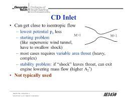 Supersonic Inlets Oblique Shocks 1 School Of Aerospace Engineering Copyright C 2001 By Jerry M Seitzman All Rights Reserved Ae3450 Supersonic Engine Ppt Download