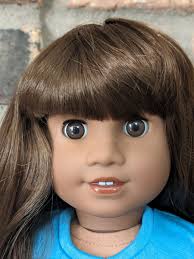 Flora Custom American Girl Doll OOAK Brown Hair Brown Eyes Sonali Freckles 