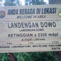 Jalur pendakian via ranu pane : Ranu Pane Jawa Timur Indonesia