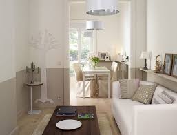 Un Salon Deco Dans L Esprit Nature Murs Bicolores Ou Arbre Stylise On Fait Le Plein D Idees Deco Couleur Mur Salon Deco Salon Salle A Manger Peinture