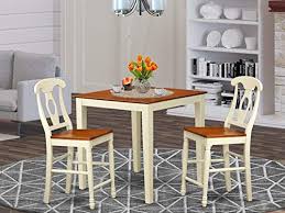 When it comes to the standard width, you're looking at another range from 16 to 20 inches. Best Selling 3 Pc Counter Height Dining Set Counter Height Table And 2 Kitchen Chairs Accuweather Shop