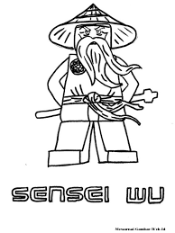 Gambar Mewarnai Ninjago