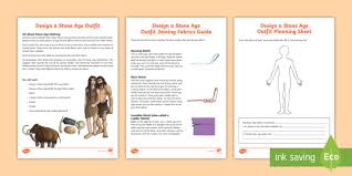 Fun activities make it easier for teachers to get the little ones to practice more and enjoy the learning process as well. Free Design A Stone Age Outfit Activity Stone Age Clothes