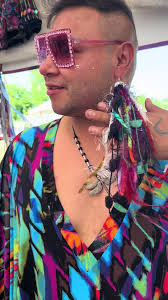 One of my awesome customers this past weekemd at Shangri-la , thos playsuit  though! Looking fly AF dragonflyyyy and scrappy disco ball eartimg  completes this look✨ Check out @biddell for a play suit! ...