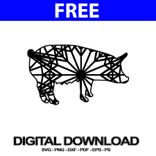 Download Pig Svg Files For Silhouette Mandala Images Svg Free Free Svg Svg Mandala