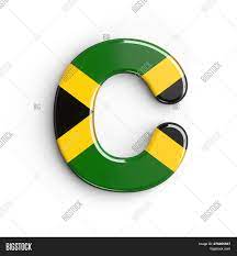 Light green spine with black and green text; . Jamaica Letter C Image Photo Free Trial Bigstock