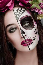 36 Best Sugar Skull Makeup Of This Season Halloween Makeup Diy Halloween Makeup Sugar Skull Unique Halloween Makeup