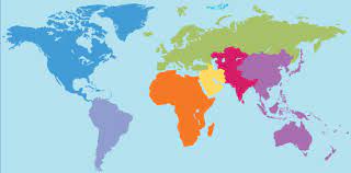 Open water bathymetric colors were improved to allow a smooth transition to scales without the water depth polygons. Free Blank Map Of North And South America Latin World Throughout Inside No Labels South America Map World World Map