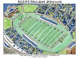 Allen E Paulson Staduim Statesboro Ga 8 X 11 By