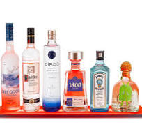 LED Bar Bottle Display Shelf