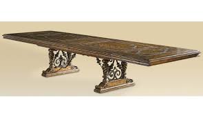 Sync up your dining room style with these full dining room sets from star furniture. Luxury Dining Room Furniture Table With Stone Inlay Top And Iron Work