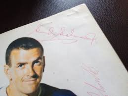 1969 Hall, Arbour,Sid Salomon-d.86 SIGNED X9 St. Louis Blues Program/MAPLE  LEAFS