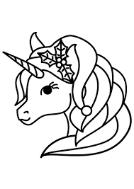 Fancy Haircut High Quality Free Coloring From The Category Unicorn More Printable Pictures On Horse Coloring Pages Christmas Unicorn Unicorn Coloring Pages