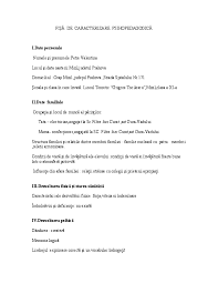 Rezultate şcolare şi extraşcolare ale elevului. Doc Fisa De Caracterizare Psihopedagogica Sandu Oana Georgiana Academia Edu