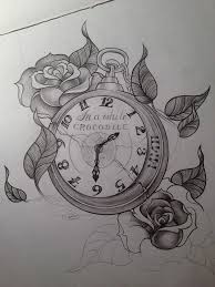 This is so beautiful ive always wanted a pocketwatch tattoo because i thinks its so symbolic and this drawings has alot of beautiful things to it but i think i would change it a bit for my own tattoo. Commissioned Tattoo Design On Behance