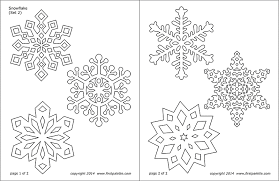 Coloringanddrawings.com provides you with the opportunity to color or print your stylized snowflake drawing online for free. Snowflake Coloring Pages Free Printable Templates Coloring Pages Firstpalette Com