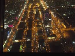 The View Of Olaya Street 300m Above Ground Level At Kingdom Centre S 99th Floor Sky Bridge Riyadh Ksa Sky Bridge How To Level Ground Favorite Places