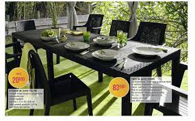 offre table de jardin queen chez geant casino