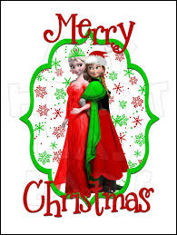 Frozen Anna Elsa Christmas Instant Download Digital Clip Art Printable Diy Iron On Transfer For Disney Merry Christmas Disney Christmas Diy Christmas Shirts