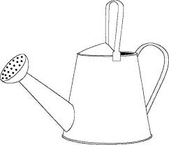 Watering Can How To Draw A Watering Can Coloring Page Watering Can Coloring Pages Painted Rocks Kids