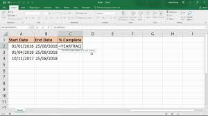 Fundamentals to calculate percentage the percentage is a mathematical operation that involves multiplying the fraction by a hundred. Calculate Percentage Of Year Complete Excel Formula Youtube