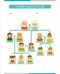 18 Family Tree Template For Kids Doc Excel Pdf Free